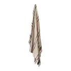J.Elliot Cassidy 130x160cm Cotton Throw Sofa Blanket w/Tassels Sandstone/Black