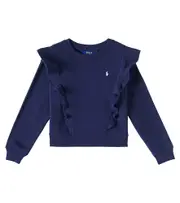 [Polo Ralph Lauren Kids] Polo Ralph Lauren Kids Cotton-blend sweatshirt Y 1,5-2 blue