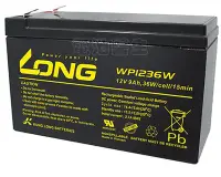 在飛比找Yahoo奇摩拍賣-7-11運費0元優惠優惠-【電池專賣店】LONG 廣隆 WP1236W 12V 9AH