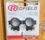 Redfield 1" Dovetail Rifle Scope Rings Mounts - MEDIUM Matte Black #47320