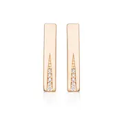 Georgini The Layered Edit Gilded Earrings Rose Gold