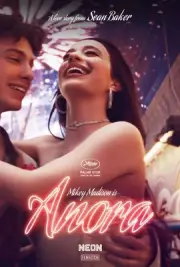 Anora 2024 Mikey Madison Neon Poster 27x40 Original DS. Best Picture