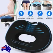 Memory Foam Tailbone Hip Seat Cushion Pillow Washable Removable Pain Relief