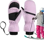 [Maciun] Ski Snowboard Gloves | Snowboarding Gloves Waterproof Mittens Snow Ski Gloves - Snowboard Gloves Cold Weather Winter Gloves Warm Gloves for Cycling Hiking Running