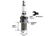MSD Iridium Spark Plug 8IR5L Resistor Type with Extended Projected Tip MSD3728