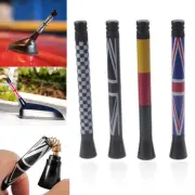 3" Checkered Flag Antenna Racing Screw Nut Short Car Radio For Mini Cooper New (for: Mini)