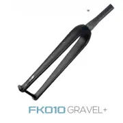 Carbon Gravel Bike Fork 700*45C 12*100 Thru-Axle Internal Cable Tapered Tube