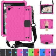 For iPad 5/6/7/8/9th Mini Air Pro 11" 2024 Kids Shockproof EVA Strap Case Cover