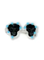 Light Up Skull Glasses Halloween Sunglasses Flashing LED Costume NEW