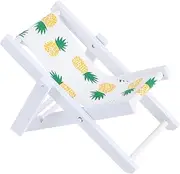 HOODANCOS 1pc Adorable Pineapple Pattern Mobile Phone Holder Creative Beach Chair Stand Organizer for Desk Phone Support Versatile Decoration Stationery Holder Present