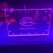 Sound Authority Plexiglass - 3/4" X 16 X 10" Engraved Acrylic Window For Sub Box
