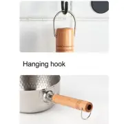 (18cm/7.1in )Stainless Steel Noodle Pot Professional Efficient Even H US HG