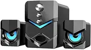 UOOD Bookshelf Speakers -2.1 Stereo -Studio Monitor Speaker-Subwoofer Line Out-Laptop Audio Computer Speakers,Surround Sound Speaker System
