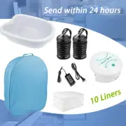 Ionic Bath Spa Heavy Duty Ion Foot Detox Machine With Tub & pack of 10 Liners