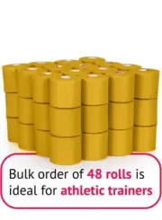Athletic Underwrap Tape Cramer BLACK Foam NonSterile 48 ROLLS 2.75" x 30 Yards