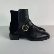STUART WEITZMAN NWB Women’s Luxering Black Ankle Boots 6.5