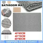 Shower Rug Anti Slip Loofah Bathroom Bath Mat Carpet Water Drains Non Slip home