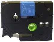 1 x ExtraPrint Label Tape Compatible with Brother TZE-535 12 mm x 8 m - White on Blue P-Touch 1010 1090 1100 1280 1290 1400 1650 1750 1830 1880 1950 2030 2100 2300 2400 2700 2730 3600