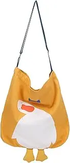 [Phaoullzon] Cute Canvas Tote Bag Funny Duck Bags Hobo Large Kawaii Shoulder Crossbody Bag