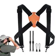 Optics Binocular Harness Strap Adjustable Stretchy, Camera Chest Harness