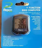 Repco Cycling 9 Function Bike Computer - new