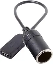 chenyang CY USB-C Type-C to DC 20V Power Adapter USB-C to Cigarette Lighter Car Receptacle 65W Charger Cable