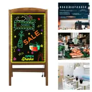 LED CHALKBOARD A-FRAME Single Sided Menu Restaurant Sign Sidewalk Sandwich Board
