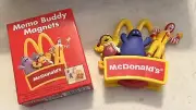 VINTAGE BOX NEW MCDONALDS MEMO BUDDY REFRIGERATOR MAGNETS RONALD GRIMACE BIRDIE