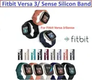 For Fitbit Versa 4/ 3/Sense 2 Watch Strap Replacement Silicone Sports Wrist band