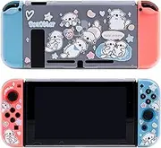 Kiloluv Cute Seaotter Switch Protective Case Cover Skin, Soft TPU Cover Case Compatible with Nintendo Switch (for Switch 2017)
