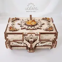 在飛比找蝦皮購物優惠-UGEARS｜琥珀古董盒【木百貨】自我推進模型｜木製模型｜組