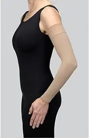 BSN Medical/Jobst 102234 Armsleeve with Silicone Band, 15-20 mmHg, Black, Long, Size 4