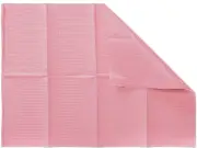 Graham Medical Mauve Dental Bibs, 13.5" x 18", 2-Ply - Case of 500