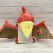 Aurora Pterodactyl Plush Hand Puppet Winged Dinosaur Soft Toy Play 10" Gift Tag