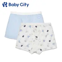 在飛比找momo購物網優惠-【Baby City 娃娃城】天絲男童內褲 恐龍(藍色+白底