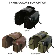 Universal Motorcycle Canvas Side Saddlebag Panniers Travel Luggage Tool Bag L9Q6