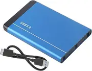 Hard Disk Box, USB3.0 Portable Hard Disk Box, 2.5 Inch Solid State Disk Box, Suitable for Various Storage Devices(Blue)