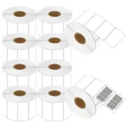 10 Rolls 1300/R 2x1 Barcode Thermal Labels 2"X1" for Zebra LP 2844 Eltron Rollo
