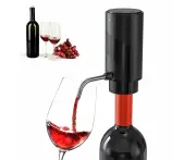 Electric Wine Aerator Pourer with USB Rechargeable, Automatic Wine Bottle Dispenser Machine and Multi-Smart Wine Decanter, Perfect Wine Gifts for W