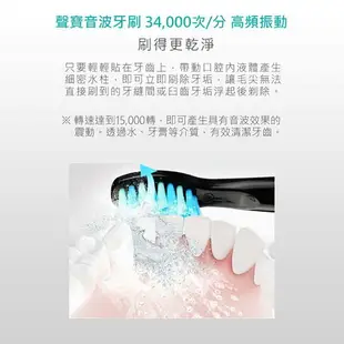 限時下殺 SAMPO聲寶 五段式音波震動牙刷(含替換刷頭) 牙刷 電動牙刷 音波牙刷 口腔清潔 TB-Z2002L