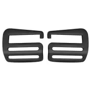 1 Pair g Hook Webbing Slide Buckles 38mm Metal g Hooks Webbing Clips Black