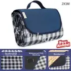 Portable Large Picnic Blanket Outdoor Camping Rug Mat Light w/Handle 300X200CM