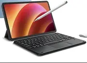 LMHTRADE Pad 100 Tablet, 12'' 2K IPS Display 9000mAh, 12GB RAM 256GB ROM, 16MP Rear AI Camera, Unisoc T615, Android 15 PC(include keyboard， not include stylus)