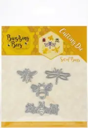 2 Pack Find It Trading Jeanine's Art Die-Set Of Bugs, Buzzing Bees JAD10076