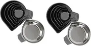 COHEALI 2sets Digital Scale Trays Jewelry Scale Trays Supplies Weighing Pans 6pcs*2