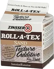 Zinsser Roll-A-Tex Sand Texture Additive for Paint – Fine Volcanic Mineral Compound, Covers Ceiling Cracks, Hides Tape Joints, Durable & Washable Finish for Walls & Ceilings, Interior/Exterior Use