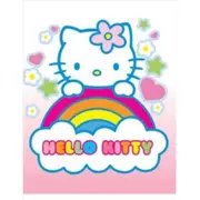Impact Merch Hello Kitty Rainbow Poster Home/Room Wall Decor Display 50x40cm