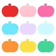 Bulletin Cutouts Paper 108 Pcs Pumpkin Shape Bulletin Board Paper Cut Outs De...