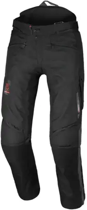 Macna Novado 2.0 NightEye waterproof Motorcycle Textile Pants, black, Size 3XL for Men