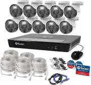 NEW Swann Security Camera System CCTV, 10 Camera 16 Channels SWNVK-1676810